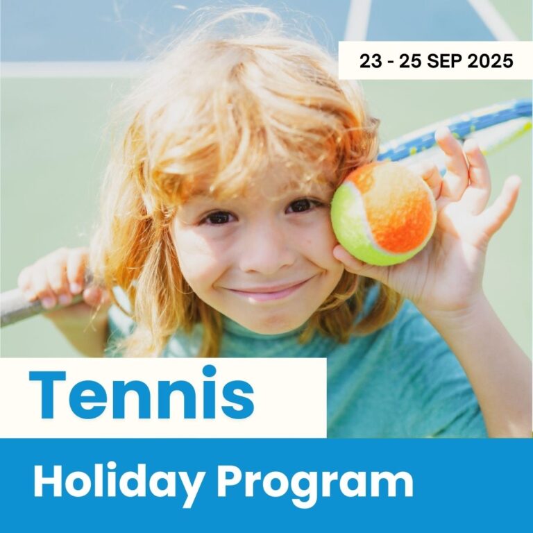 Tennis School Holiday Program Sep 2025 - Social Tile